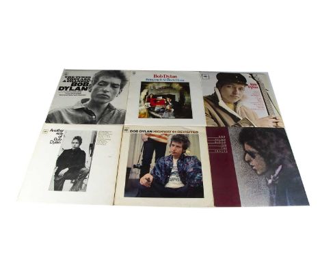 Bob Dylan LPs, eleven Bob Dylan albums comprising Bringing It All Back Home (2 copies), The Times They Are A-Changin', Bob Dy