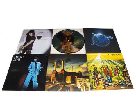 Rock / Prog LPs, approximately twenty-five albums of mainly Rock and Prog with artists including Pink Floyd, David Bowie, Bak