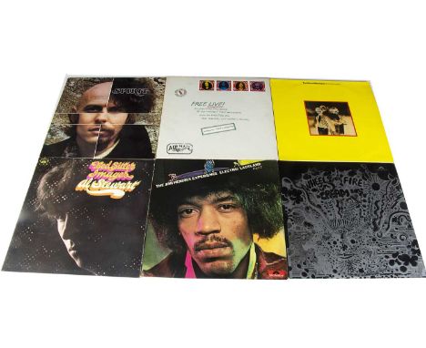 Rock / Psych LPs, sixteen albums of mainly Classic and Psychedelic Rock with artists comprising Jimi Hendrix, Cream, Jefferso