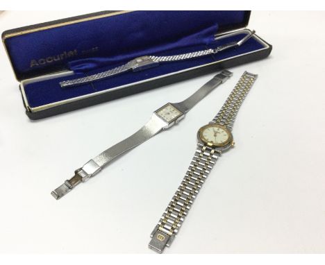 A collection of ladies watches including Accurist, Seiko etc. postage category B