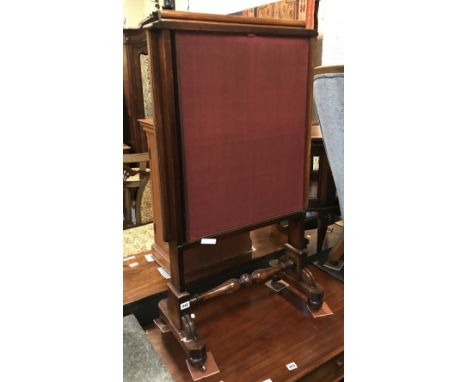 MAHOGANY FIRESCREEN