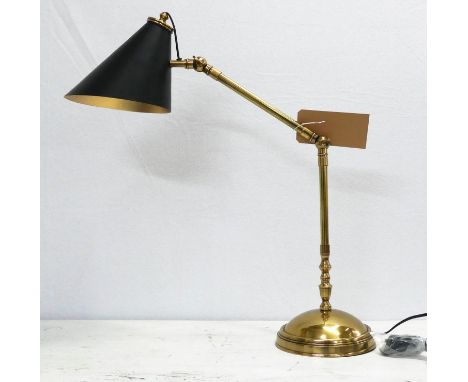 DESK LAMP, 1950's Italian style, 80cm at tallest. 
