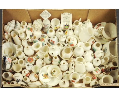 A COLLECTION OF W H GOSS AND OTHER CRESTED  CHINA