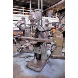 Bridgeport 2-HP Vertical Milling Machine, S/N: 12BR-297424; with Sony Millman 2-Axis Digital Read-