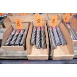 Lot - Large 4-Flute and 6-Flute End Mills; in (3) Boxes (Building: 250 Jamie Ln.)