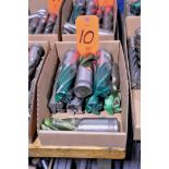 Lot - Large 4-Flute End Mills; in (1) Box (Building: 250 Jamie Ln.)