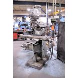 Bridgeport 2-HP Vertical Milling Machine, S/N: 12BR-221717; with Sony Millman 2-Axis Digital Read-