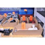 Lot - Various Hand Tools in (8) Boxes, Including: Hammer, Allen Wrenches, Chuck Wedges, Caster