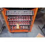 Lot - (23) NMTB #30 Taper Tool Holders with Collets; on (4) Racks, to Include: (17) End Mill