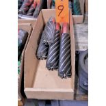 Lot - Large 6-Flute and 8-Flute End Mills; in (2) Boxes (Building: 250 Jamie Ln.)