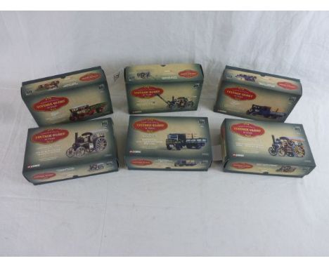 Six boxed ltd edn Corgi Vintage Glory of Steam models to include 80205 Foden Dropside Wagon with Crates Pickfords, 80112 John