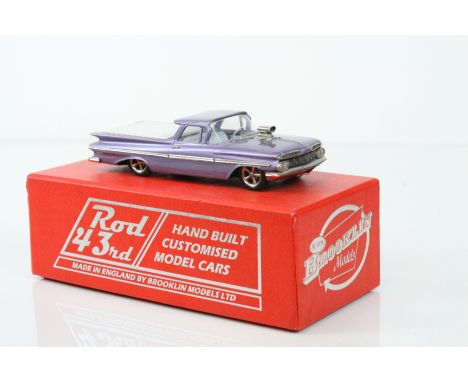 Boxed Rod 43rd 1:43 ROD.08 1959 Chevrolet El Camino 'Purple Metallic' diecast model, vg