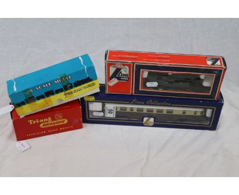 Four boxed OO gauge model railway engines to include Graham Farish 0-6-0 Pannier Loco 9400 Class, Triang Lord of The Isles (p