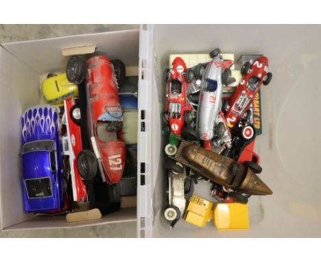 Collection of diecast & tin plate model vehicles to include Revival, Joal, Jada etc, approximately 17, overall gd condition (