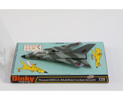 Boxed Dinky 729 Panavia M.R.C.A. diecast model in excellent condition, vg box