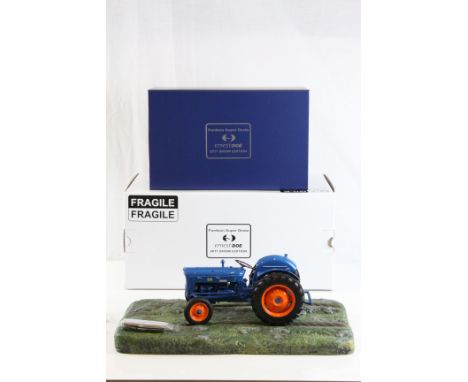 Boxed ltd edn 1:16 Ernest Doe & Sons UH2991 Ltd Fordson Super Dexta model tractor in excellent condition with certificate, co