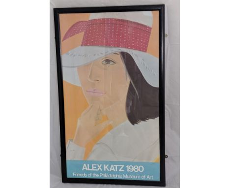 Alex Katz (After) (American,b.1927), Alex Katz 1980, Friends of the Philadelphia Museum of Art, offset lithograph, H.97cm W.5