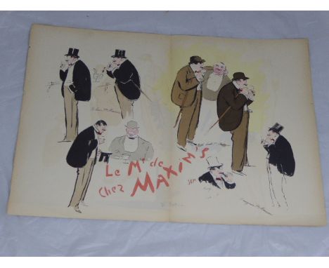 Jean-Jacques Sempé&nbsp;(French, born 1932), Le Ma de chez Maximes, lithograph, unsigned, unframed, H.51.5cm W.72cm,