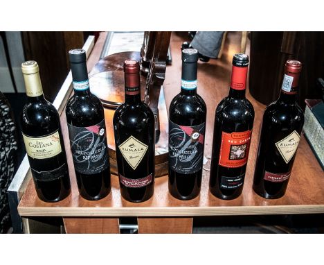 Excellent Selection of Vintage Red Wines ( 6 ) Bottles In Total. Comprises 1/ Kumala - Reserve 1997 - 1998 Cabernet Sauvignon