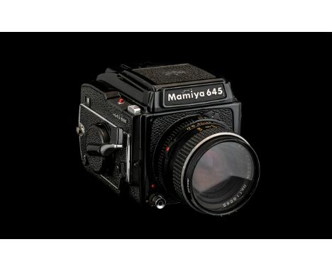 Mamiya 645 Camera Together With Instruction Book