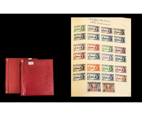 A Pair of Well Presented 'Favourite Philatelic' Stamp Albums.  Both albums are well presented with a good variety of high qua