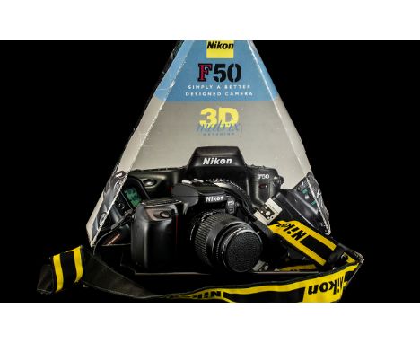 Nikon F50 Camera 3D Matrix Metering, Complete With Box And Instructions