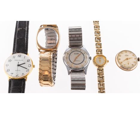 Avia, a 9ct gold lady's wristwatch, the dial signed Avia 15 Jewels, with the movement having a lever escapement and hallmarke