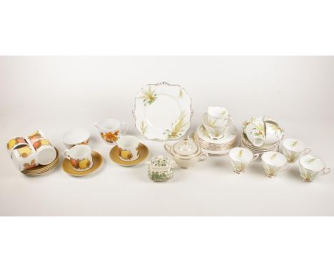 A collection of ceramics - to include Royal Stafford 28 piece 'Broom' tea set (8x trios, sugar bowl &amp; milk jug &amp; two 