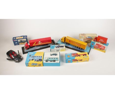 A selection of nine die cast Corgi vehicles - comprising of Thames Valley Police Set (Bedford S Control Unit &amp; Mini Van) 