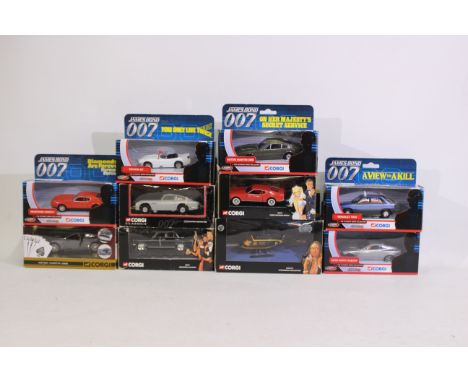 Corgi - A boxed collection of James Bond related diecast model vehicles form Corgi. Lot includes Corgi TY07501 Aston Martin V