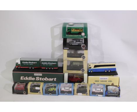 Oxford Diecast - A boxed collection of diecast vehicles in 1:76 scale from Oxford Diecast Lot includes #76SCA01HB Scania Hors