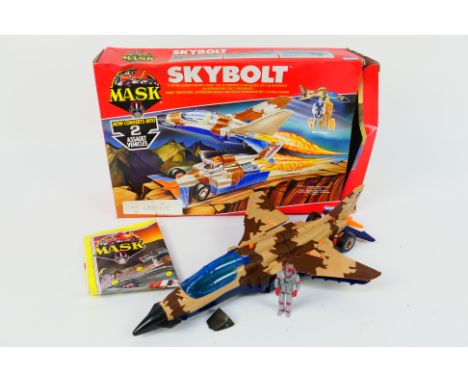 Kenner - M.A.S.K. - A boxed vintage Kenner M.A.S.K 'Skybolt' action figure vehicle. The vehicle comes with, poster and 'Matt 