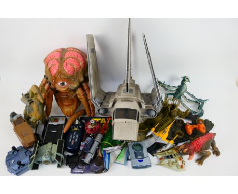 Star Wars - Doctor Who. A selection of Twenty loose items including vehicles of various scales, one of which is an Imperial S