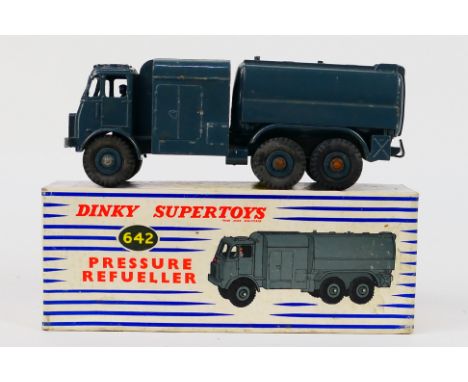 Dinky Toys - A boxed Dinky Toys #642 Pressure Refueller. The model in blue has some marks mainly to raised edges otherwise ap