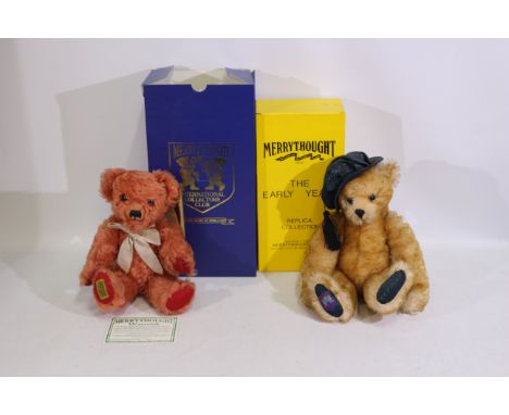 Merrythought - 2 x boxed limited edition mohair Merrythought bears - Lot includes a number 227 'Warwick' bear with certificat