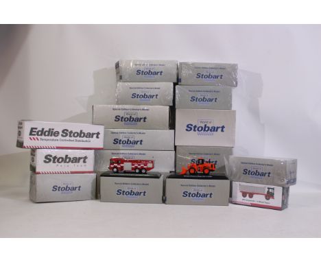 Atlas Editions - 18 boxed Atlas Editions 'World of Eddie Stobart' diecast model vehicles. Lot includes #4664122 Volvo B12T Va