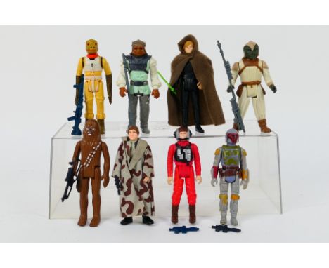 Star Wars - Kenner - LFL - CPG - GMFGI - 8 vintage Star Wars 3.75" figures the vast majority with weapons / accessories. Lot 