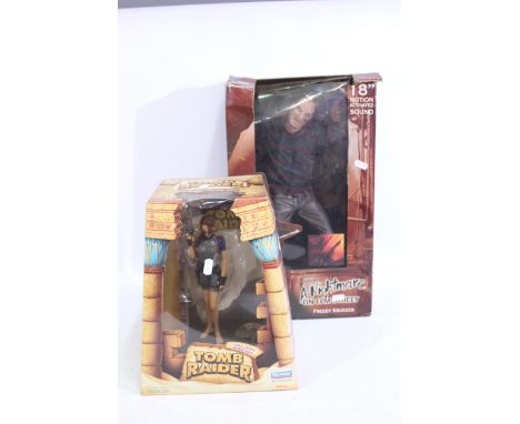 Neca - Playmates - Two boxed action figures. Lot consists of a Neca 'Motion Activated Sound 'A Nightmare on Elm Street - Fred