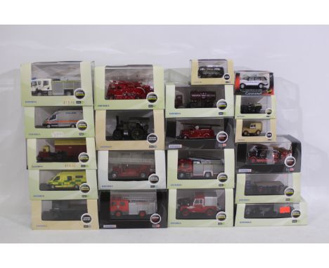 Oxford Diecast - Cararama - A collection of 18 boxed predominately Oxford Diecast model vehicles in various scales from sever