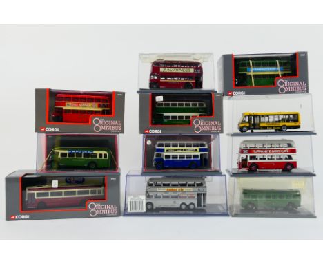 Corgi Original Omnibus - 11 x bus models in 1:76 scale including limited edition Bristol K/ECW in Premier Travel livery # 407