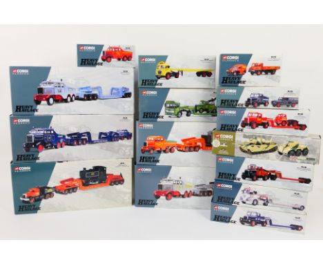 Corgi Heavy Haulage - Corgi - A collection of 15 predominately Corgi Heavy Haulage EMPTY BOXES. Boxes appear to be in Good sl