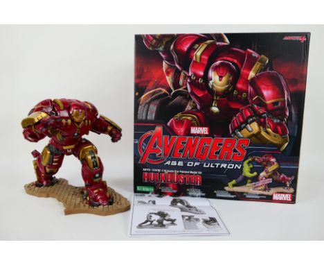 Kotobukiya - Marvel - A boxed Avengers Age Of Ultron Hulkbuster pre painted model kit statue in 1:10 scale. The model appears