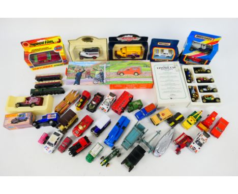 Dinky, Matchbox, Lledo, Other - 39 x boxed and unboxed die-cast model vehicles - Lot includes a #K-33 Matchbox Super Kings Ci