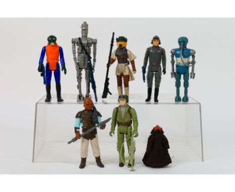 Star Wars - Kenner - LFL - CPG - GMFGI - 8 vintage Star Wars 3.75" figures some with weapons / accessories. Lot includes Pond
