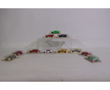 Majorette - 11 boxed 1:64 scale diecast Majorette '200' series' model cars. Lot includes Renault Clio; Peugeot 405 Turbo; VW 