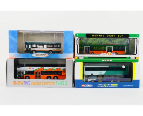 Corgi - Creative Master Northcord - EFE -  4 x boxed bus limited edition models in 1:76 scale including Dennis Dart Mini Poin