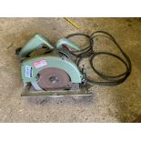 Wolf RS7 Hand Saw - 240V Serial No. 386. Stored near Gorleston, Norfolk. No VAT on this item.