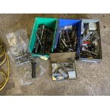 End Mills - 7 x boxes and small box of cutting wheels etc. Stored near Gorleston, Norfolk.