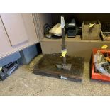 Surface plate and height gage. Stored near Gorleston, Norfolk. No VAT on this item.