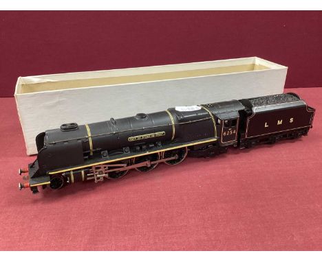 Wrenn 00 gauge Die-Cast Stanier 4-6-2 Steam Locomotive "City of Stoke-on-Trent" in LMS Red livery, playworn, untested,